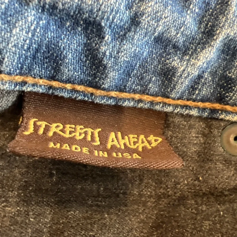 STREETS AHEAD Bejeweled‎ Bootcut Flared Boho Western Jeans Women's 32 x 30.5 USA